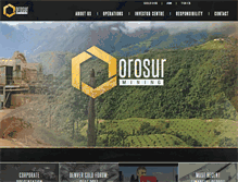 Tablet Screenshot of orosur.ca